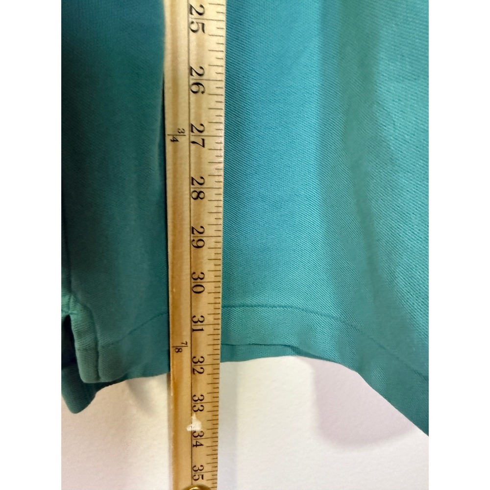 L.L.Bean Polo Shirt Mens XL Tall‎ Teal  Traditional Fit Cotton Pique Gorpcore - Picture 4 of 5